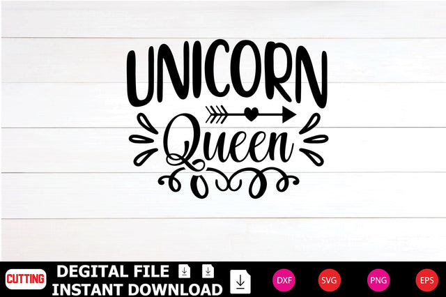Unicorn Queen SVG Shahin alam 