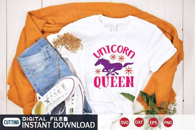 unicorn queen svg SVG designer krishna 