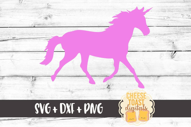 Unicorn Silhouette SVG Cheese Toast Digitals 