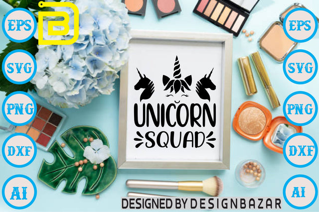 Unicorn Squad SVG Craftlabsvg24 