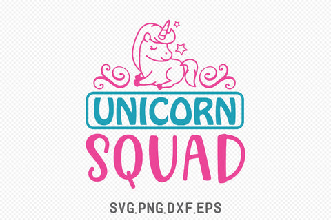 Unicorn Squad SVG Creativeart88 