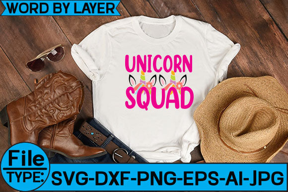 Unicorn Squad SVG Cut File SVG Studio Innate 