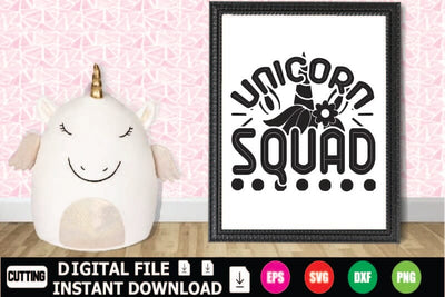 Unicorn Squad SVG Shahin alam 