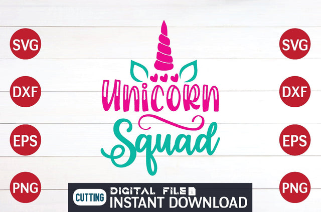 Unicorn Squad svg SVG designer krishna 