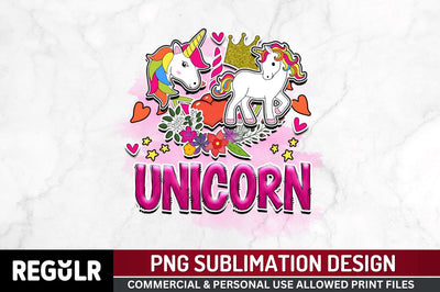 Unicorn Sublimation PNG, Unicorn Sublimation Design Sublimation Regulrcrative 