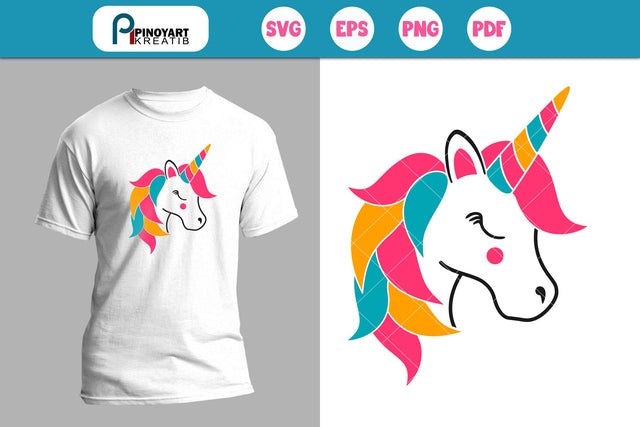 Unicorn Svg 01 SVG Pinoyart Kreatib 