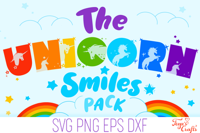 Unicorn SVG Alphabet | Unicorn Monogram SVG Feya's Fonts and Crafts 