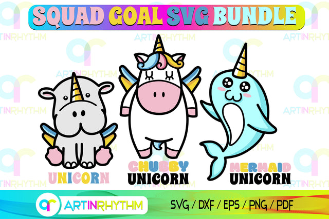 Unicorn svg bundle SVG Artinrhythm shop 