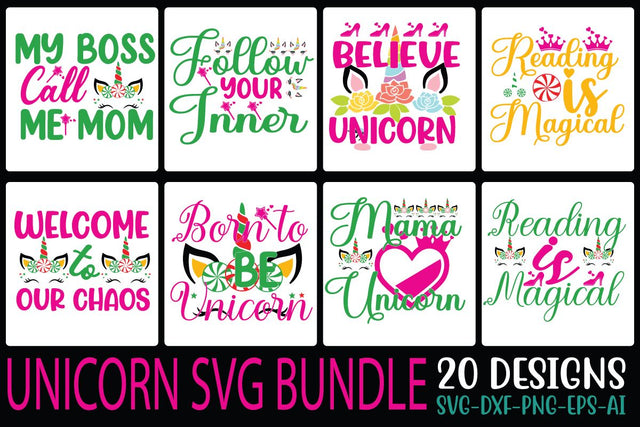 unicorn svg bundle SVG Cut File SVG Studio Innate 
