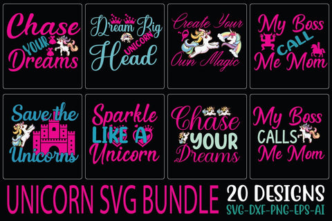 unicorn svg bundle SVG Cut File SVG Studio Innate 