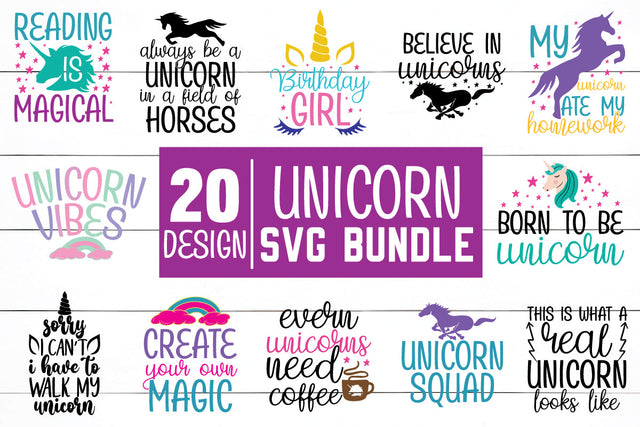 Unicorn Svg Bundle SVG md faruk hossain 