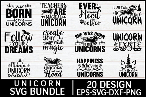Unicorn SVG bundle SVG md faruk hossain 