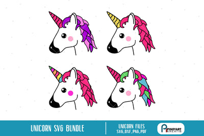 Unicorn Svg Bundle SVG Pinoyart Kreatib