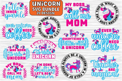 Unicorn SVG Bundle,Unicorn SVG ,Unicorn SVG Quotes,SVG Design SVG farhad farhad 