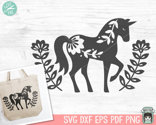 Unicorn SVG Cut File SVG Wild Pilot 