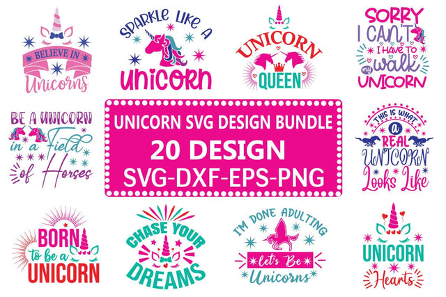 Unicorn svg design bundle SVG designer krishna 