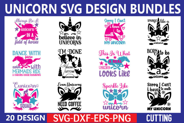 unicorn svg design bundle SVG designer krishna 