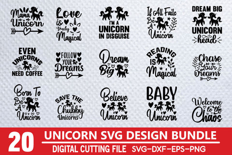 Unicorn SVG Design Bundle SVG md faruk hossain 