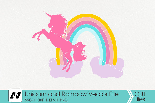 Unicorn Svg, Rainbow Svg, Unicorn Clip Art SVG Pinoyart Kreatib 