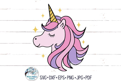 Unicorn SVG SVG Wispy Willow Designs 