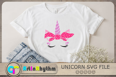 Unicorn With Bandana Svg, Unicorn Svg, Unicorn Clipart SVG Artinrhythm shop 