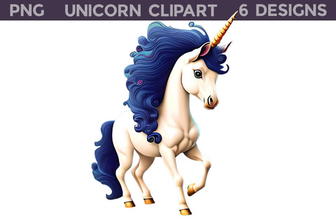 Unicorn With Flowers Clipart | Unicorn Illustration Sublimation WatercolorColorDream 