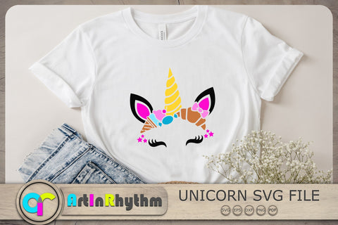 Unicorn with sweets Svg, Unicorn Svg, Unicorn Clipart SVG Artinrhythm shop 