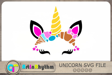 Unicorn with sweets Svg, Unicorn Svg, Unicorn Clipart SVG Artinrhythm shop 