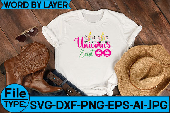 Unicorns Exist SVG Cut File SVG Studio Innate 