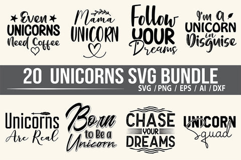 Unicorns SVG Bundle SVG nirmal108roy 