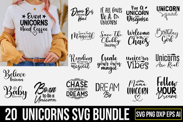 Unicorns SVG Bundle SVG nirmal108roy 