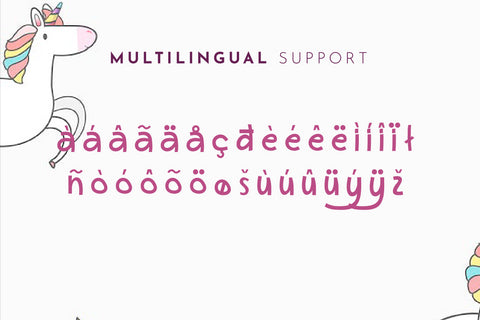 Unikorn Flexible Display Font Font nearzz 