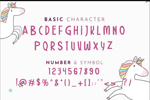 Unikorn Flexible Display Font Font nearzz 