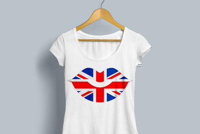 Union Jack Lips SVG Designed by Geeks 