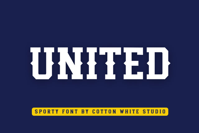 United Font Cotton White Studio 