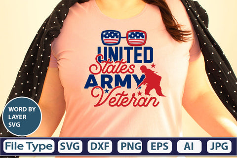 United States Army Veteran SVG Cut File SVG DesignPlante 503 