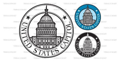 United States Capitol SVG TribaliumArtSF 