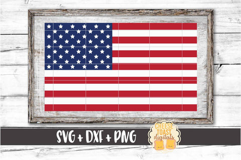 United States Flag - 4th of July Patriotic SVG PNG DXF Cut Files SVG Cheese Toast Digitals 