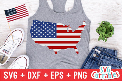 United States Flag Svg Cuttables 