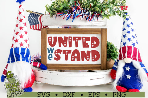 United We Stand Patriotic / 4th of July SVG File SVG Crunchy Pickle 