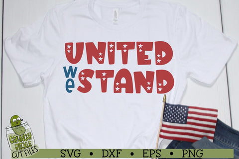 United We Stand Patriotic / 4th of July SVG File SVG Crunchy Pickle 