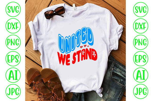 United We Stand Retro SVG SVG Syaman 