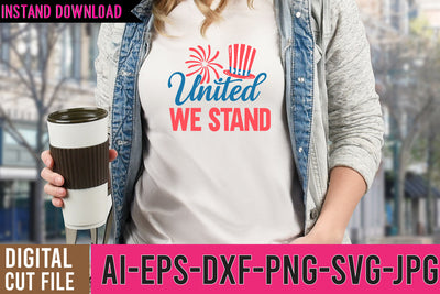 United We Stand SVG Cut File SVG BlackCatsMedia 