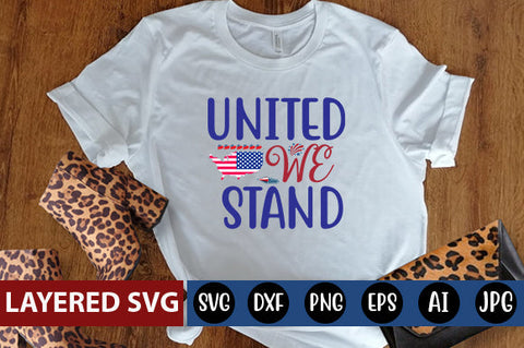 United we stand SVG cute file SVG Blessedprint 