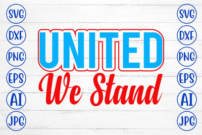United We Stand SVG Design SVG Syaman 