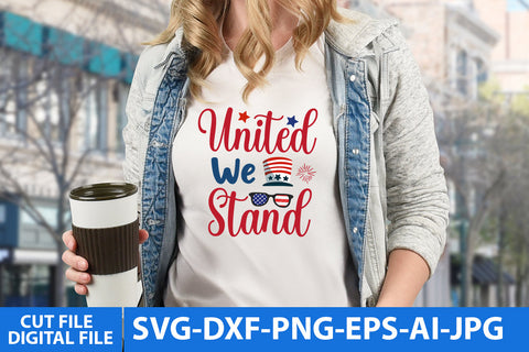 united we Stand SVG Design | united we Stand SVG Cut File SVG BlackCatsMedia 