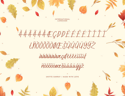 Unitte Subway Script Handwritten Font inferno.studio3 