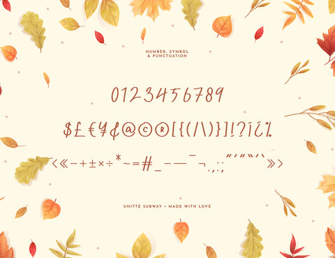 Unitte Subway Script Handwritten Font inferno.studio3 
