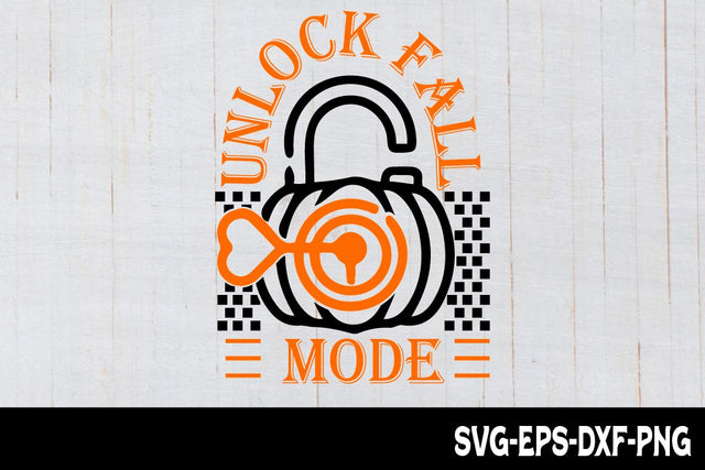 Unlock fall mode,Fall SVG, Fall Autumn Shirt Svg, Fall Sweater Png, Thanksgiving, SVG PNG file download SVG BB Type Studios 