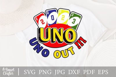 UNO Senior svg 2023, Senior 2023 svg, Uno Out 2023 svg, Class of 2023 Senior svg, Graduation 2023 svg, Senior Uno 2023 svg SVG Fauz 